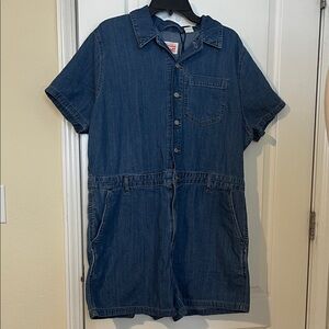 Levi's Women's Denim Jumpsuit - Classic Blue